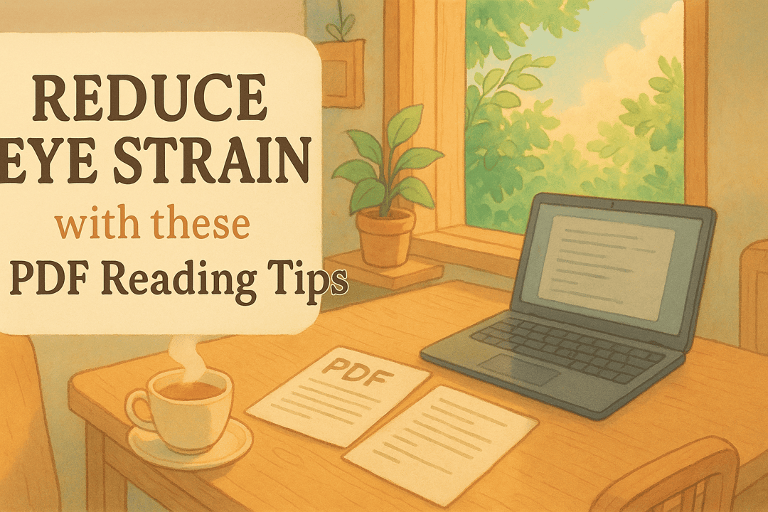 reduce-eye-strain-pdf-reading-tips-coffee-plant-workspace
